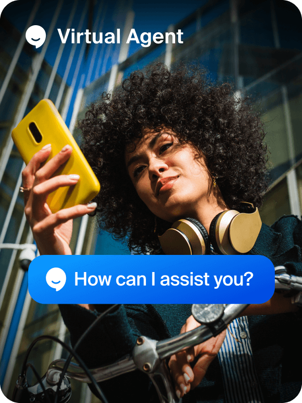 Chatbot screen showing the prompt, "How can I assist you?" inviting user interaction.
